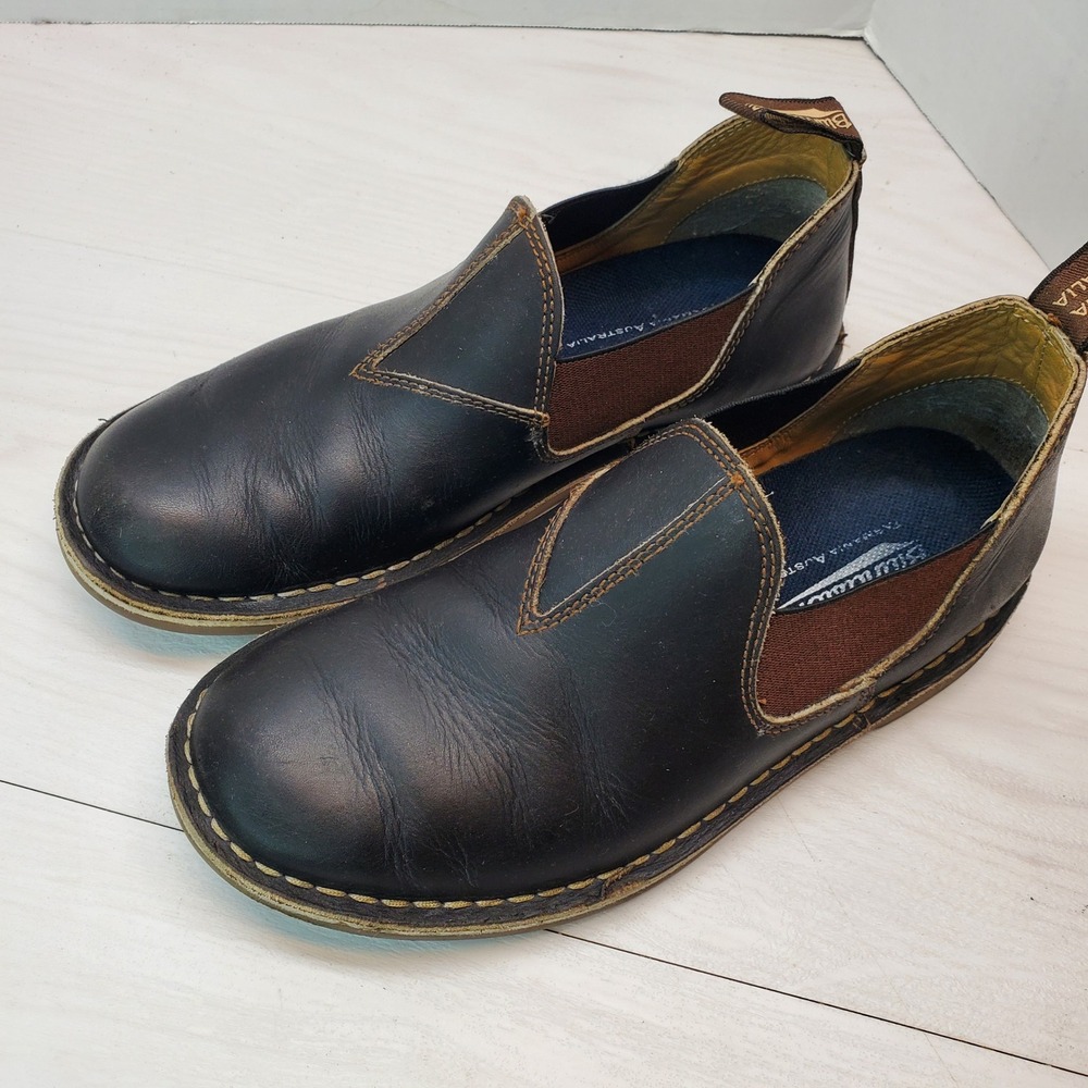Blundstone Original Low-Cut Chelsea Shoe Mens AU 7 US 8 Rustic Black Gorpcore